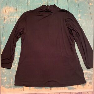 Black Mock Turtleneck
